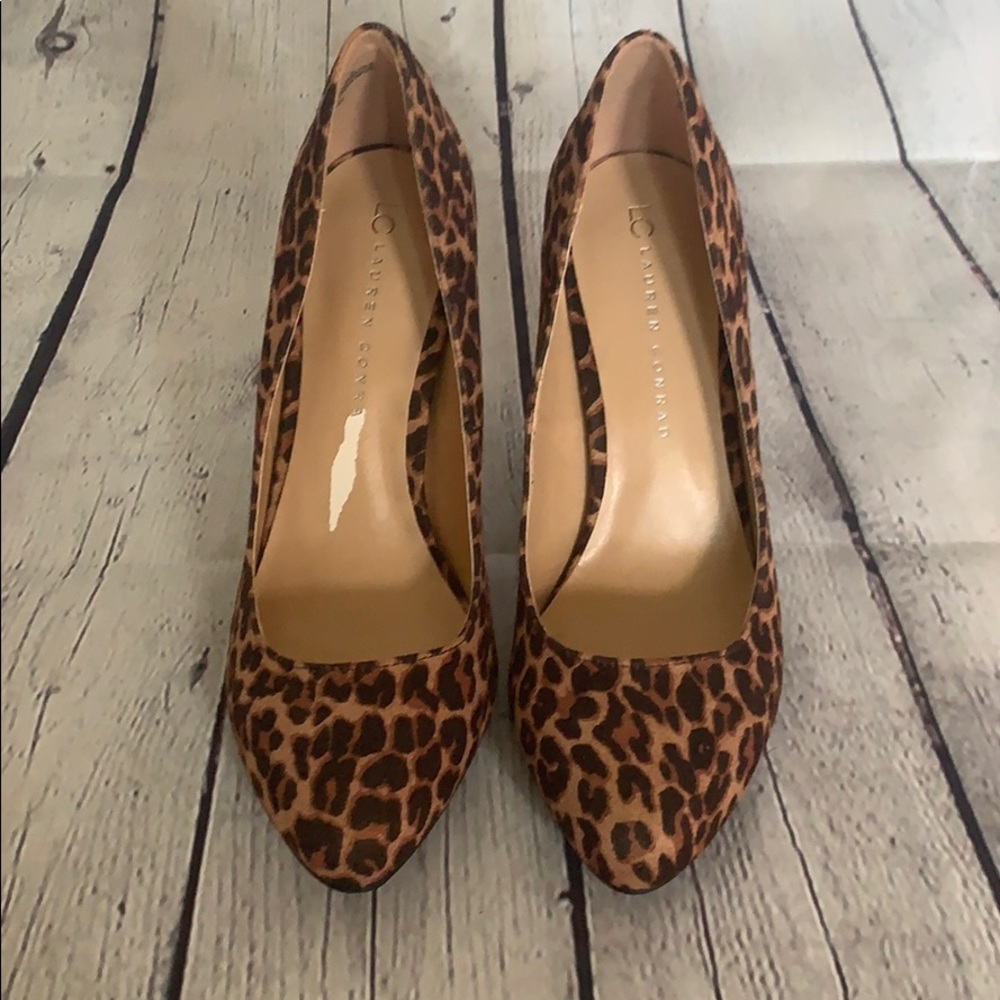 Leopard print heels